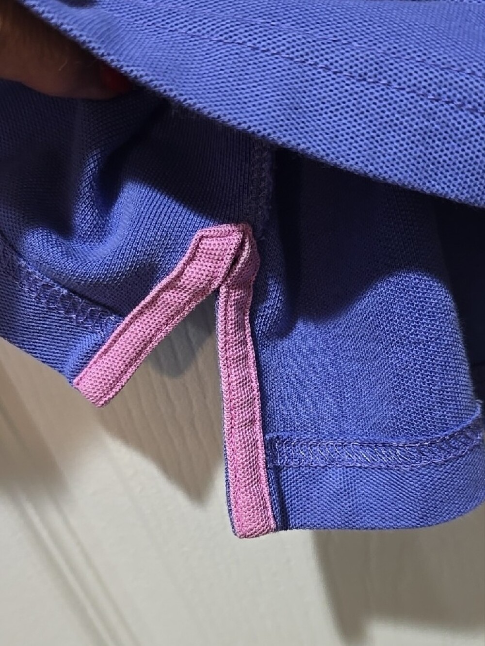Psycho Bunny Purple Polo with Pink Trim - Picture 4 of 5